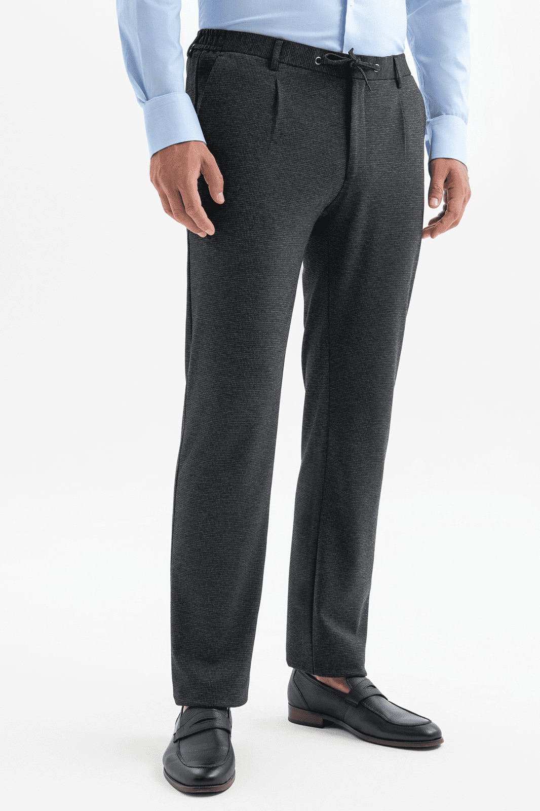 Брюки из трикотажной ткани на кулиске Брюки из трикотажной ткани на кулиске