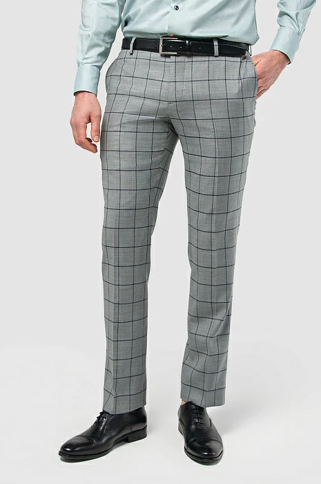 Брюки в клетку