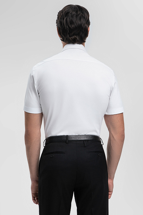 Сорочка с коротким рукавом из трикотажной ткани, цвет Белый