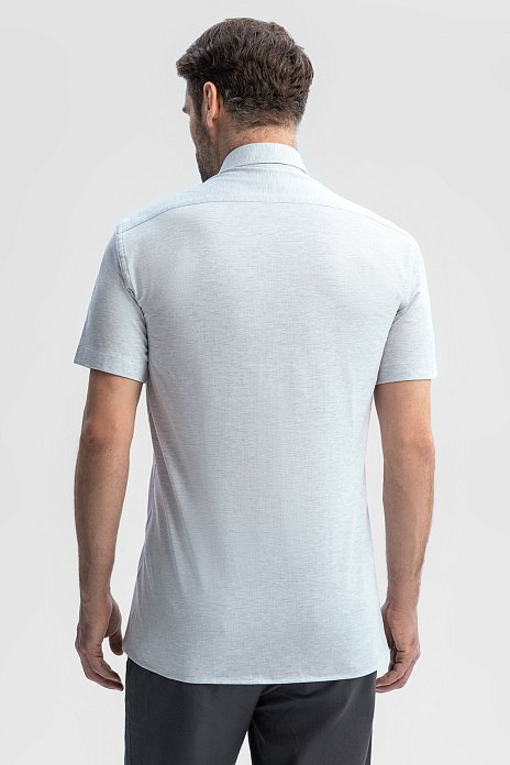 Сорочка с коротким рукавом из трикотажной ткани, цвет Серый